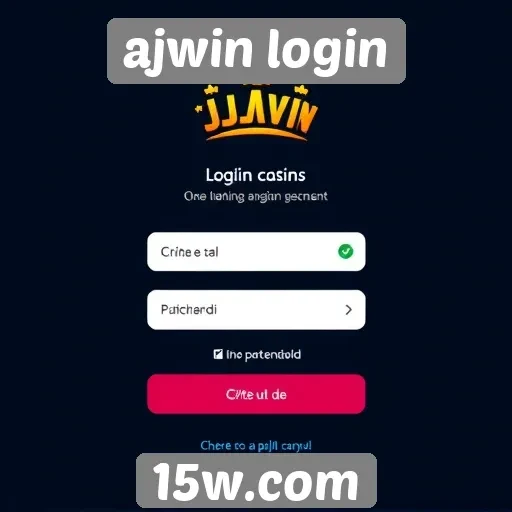Como criar conta no ajwin login